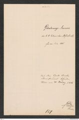 k.k. naturhistorisches Hofmuseum, Intendanzakten 1885-1896 (Hauer), Aktenzahl Z.159.b/1887, Seite 3